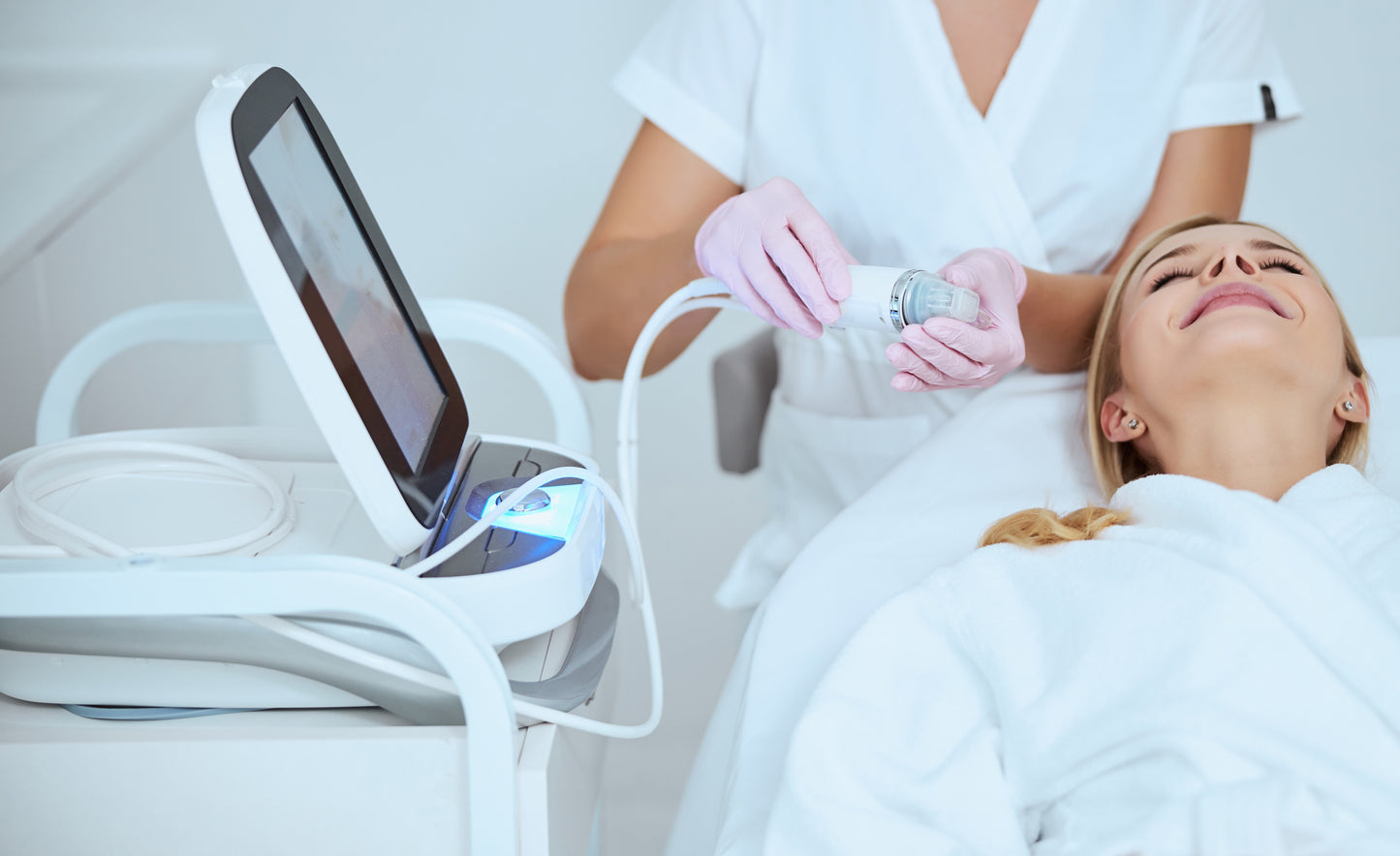 Microneedling/RF add-on area